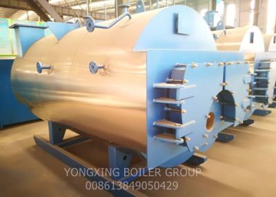 China Duel Fuel Diesel Steam Boiler / Carton Cardboard Factory Horizontal Steam Boiler for sale