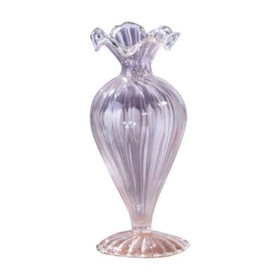 China Eco-Friendly Wedding Centerpiece Tall Stem Glass Vase For Flower Arrangement for sale