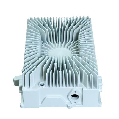 China Ruiquan Large High Performance Die Casting Machine Industry Hardware Aluminum Alloy Die Casting Parts Radiator OEM Custom Aluminum Alloy for sale