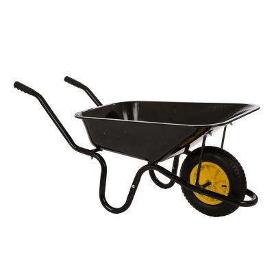 China home & Garden Use Wheelbarrow Garden Dump Steel Cart Single Wheel Metal Tray for sale