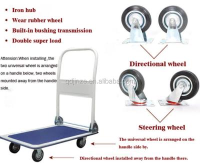 China Tools China Plastic Platform Hand Truck , Foldable Garden Cart for sale