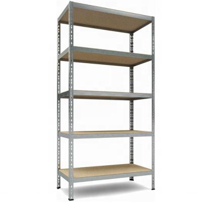 China Heavy Duty 5 Tier Garage Shelves Corrosion Protection Adjustable Metal Shelves Unit 180x90x45cm for sale