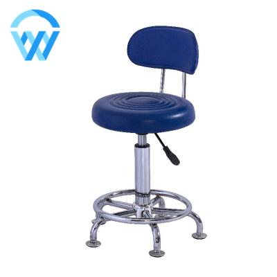 China Modern Workmanship Stainless Steel Reception Banquet Nursing Chair Easy Clean Office Doctor Stool for sale