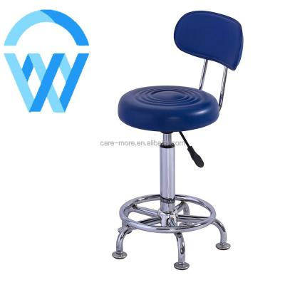 China Modern Adjustable Hospital Medical Chair Hydraulic Pressure Nurse Stools High Stools With Backrest for sale