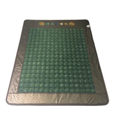 China New Body Infrared Heated Negative Ion Jade Germanium Health Massage Thermal Mattress for sale