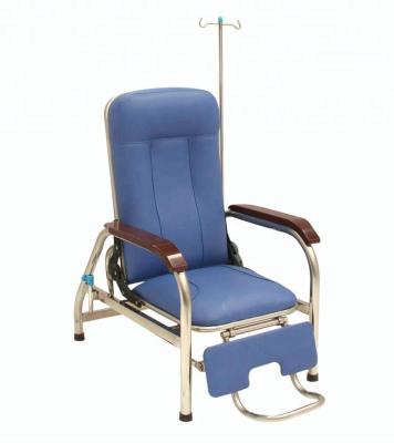 China WCM-F-E010 Factory Price Contemporary Infusion Chair Hospital Use PU Blood Donation Chair Patient Iron Patient Steel Blood Donation Chair With IV Pole for sale