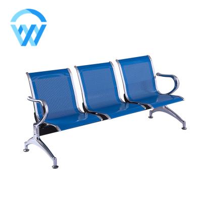 China Sitting comfortably online suppliers hospital clinic airport reception waiting room tandem leather seating chairs for sale for sale