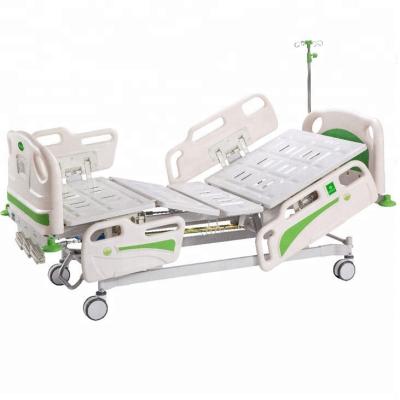 China Hospital Bed ABS Triple Function Luxury Portable Home Automatic Hospital Bed Rotating Dimensions for sale