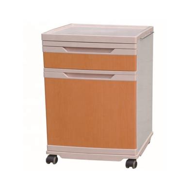 China Nursing Home Compound Steel-Plastic Cabinet Hospital Cabinet Hospital Equipment ABS Bedside Table for sale