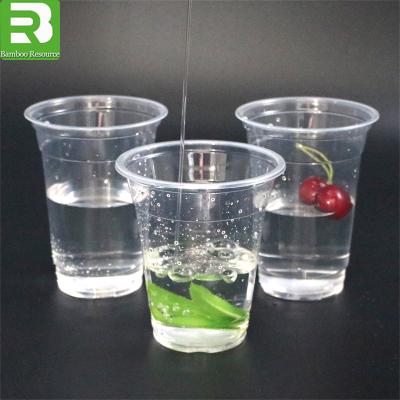 China Beverage 6 7 8 9 10 12 16 20 oz PP PS Disposable Plastic Pet Cup With Flat Cover Dome Lid Manufacturer Supplier Wholesale Custom for sale