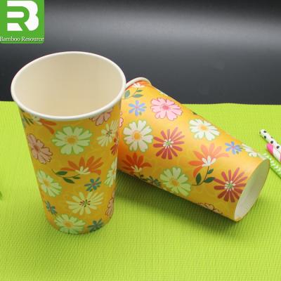 China Disposable.Eco-Friendly.waterproof Customized Cheap Disposable Paper Cups With Lids for sale