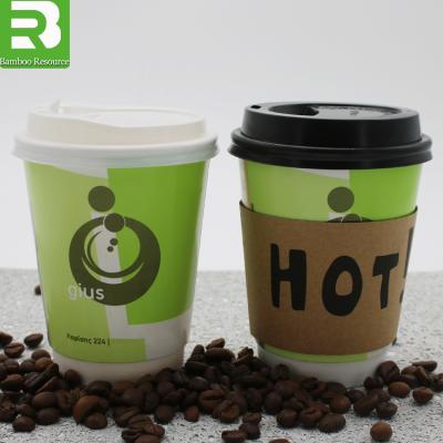 China Disposable Eco Friendly Stocked Biodegradable Custom Printed Paper Coffee Cups Paper Cup Designs for sale