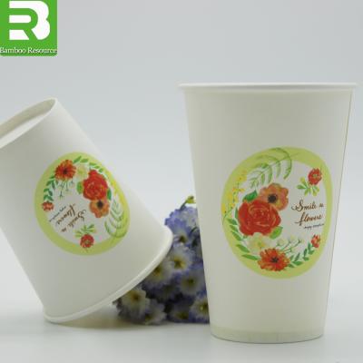 China 2017 New TheBest Style 9oz 12oz 16oz 18oz Vietnam Style Disposable Coffee Biodegradable Eco-Friendly Stored Hot Paper Cups for sale