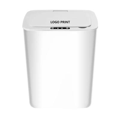 China Electric Viable Intelligent Induction Trash Bin Trash Bin Living Room Garbage Smart Automatic Sensing Desktop With Lid for sale