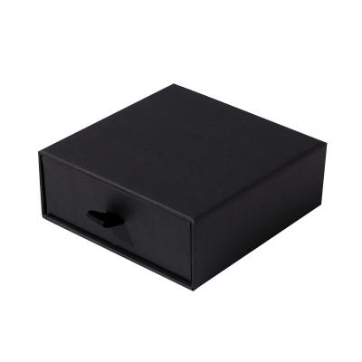 China Recycled Materials Customized Jewelry Packaging Small Slide Necklace Ring Earring Drawer Gift Box for sale