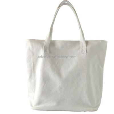 China 100% Customized Colors Eco-Friendly/Lightweight/Cheap Shape LOGO Cotton Zipper Inner Bag Shopping Bag for sale