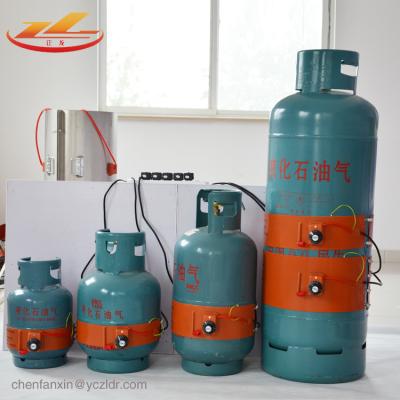 China Flexible Industrial Heater Silicone Rubber Gas Tank Bottle Heater for sale