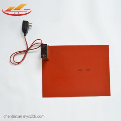 China Industrial Heater 600mm Silicone Heat Bed With Digital Thermostat for sale