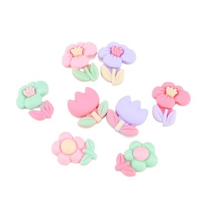 China Small horn fashion hair flower hair rope accessories mobile phone case storage box patch hardware accessories cool diy main resin accessories for sale