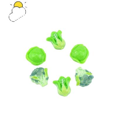 China Fashion cabbage resin vegetable patch mobile phone case fridge magnet decoration epoxy material handmade diy accessories wholesale for sale