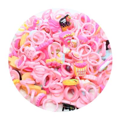 China 2022 new fashion Korean cartoon ring accessories kids DIY sticky hairpin/woman hair accessories for sale