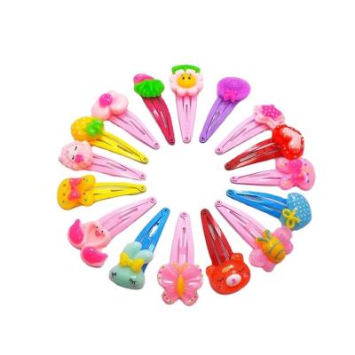 China Fashion factory direct sale fashion Korean little baby resin children handmade bb clip for sale