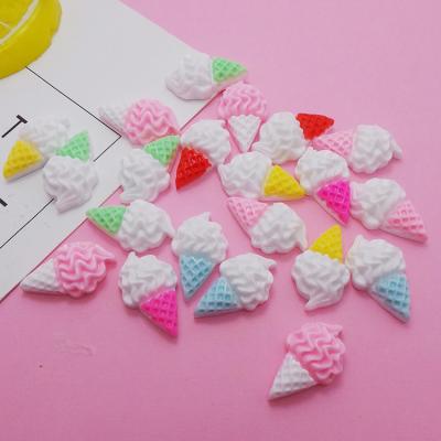 China All hairpin diy jewelry ring ice cream ice cream simulation accessories pendant resin jewelry material for sale