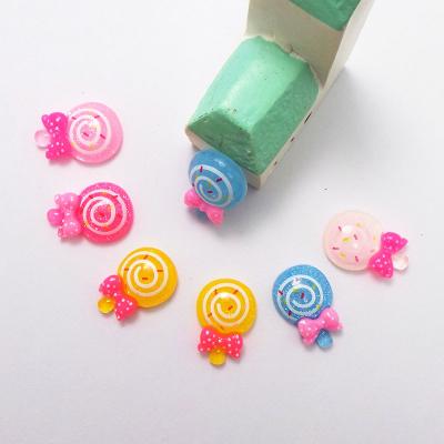 China All diy stationery cream box case diy cell phone accessories factory direct sales resin lollipop jewelry material for sale