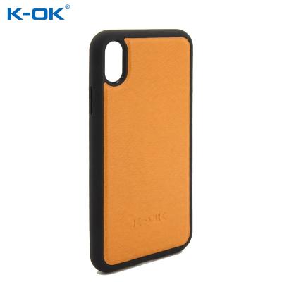 China New Logo Oem Pc Card Casing Custom Made Slim Shockproof/dirtyproof Back Cover PU Leather Cell Phone Case For Iphone for sale