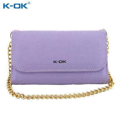 China Shockproof/Dirtproof Chain Magnetic With Card Slot Flip Fashion Cover Wallet Leather Mobile Phone Bag Case for sale