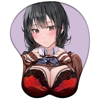 China With Custom Hentai 3D Wrist Rest Silicone Wrist Rest Silicone Nerd Mouse Pad Pad Wrist Support Technet Silicone Mouse Pad for sale