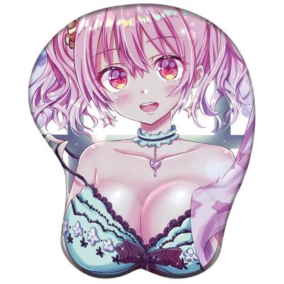 China With Wrist Rest Cute Mouse Pad Ergonomico Genesis Evangelion Sexy Anime Girls Neon 3D Bikini Mouse Pad for sale