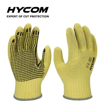 China Cut Resistant Glove Hycom H2 - 1 Grip Para-Aramid Heat Resistant Dotting Automotive Mechanic Gloves for sale