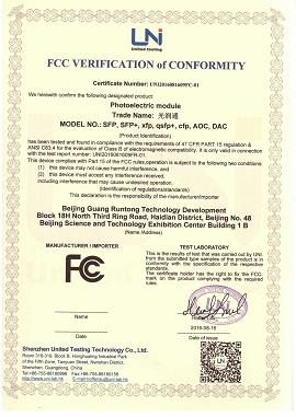 FCC - Beijing Guang Run Tong Technology Development Co., Ltd.