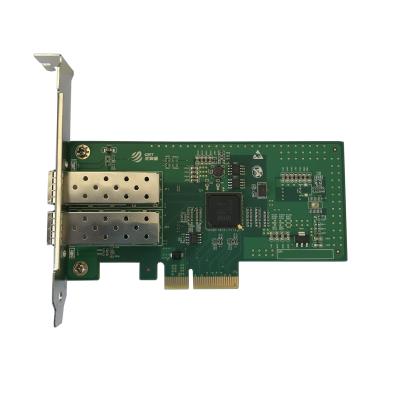 China Server I350 2 SFP Fiber Network Card 1G Fiber Network Card PCIe X4 Server LAN Card Left Optical for sale