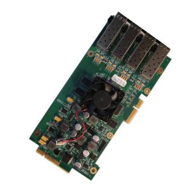 China Server FPGA Board Programmable Quad-port SFP+ FPGA NIC for sale