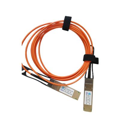 China 5m (10ft) QSFP-H40G-AOC3M Active Optical Cable AOC-QSFP+L5M Compatible 40G QSFP+ for sale