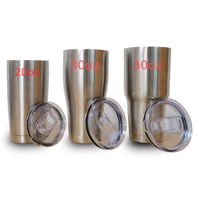 China USA Stocked Stocked Lean Tumbler 20oz Straight Cups Blanks 304 Stainless Steel 30oz for sale