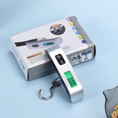 China Portable Portable Electronic Scale Stored Household Scale Bags Luggage Scale Hook Weighing Mini Electronic Scales for sale