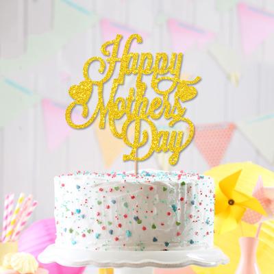 China Happy Birthday Mother's Day S Cake Toppers Mother's Day Party Decoration Supplies for sale