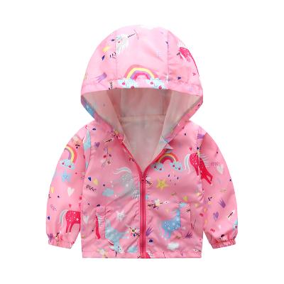 China Clever boys and girls casual jacket for cheap price with cartoon printing for spring antumn for sale