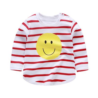 China Breathable Boys And Girls Long Sleeve T-shirt Cotton Tops Baby Kids Clothes O-neck Smart Casual Kids Clothes Cheap Price for sale