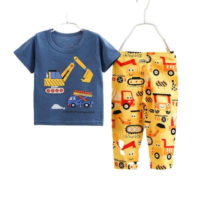 China Toddlers Baby Boys Designer Summer Kids Clothing Shorts Smart Casual Long Sleeve Knickers Two Piece Sets for sale