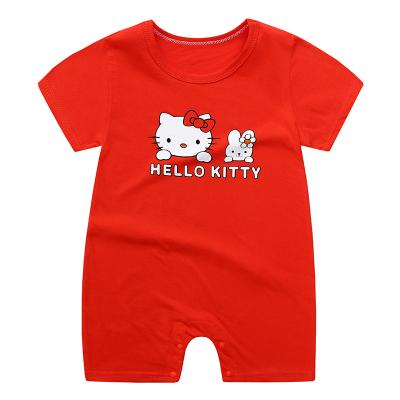 China Newborn sleepwear 100% cotton baby boys and girls breathable cute design rompers with factory cheap price for sale