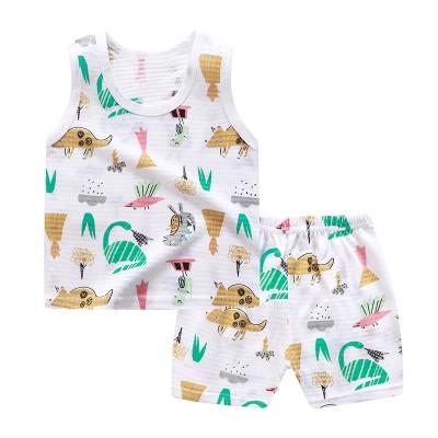 China Children's Clothings Clever Casual Boys and Vest Sets Children's Bamboo Cotton Children's Clothings for 2 Pcs with Wholesale Price for sale