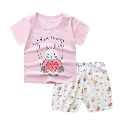 China Smart Casual Kids Apparels Cotton Short Sleeve Suit With Factory Price for sale