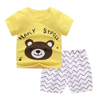 China Smart Casual Design Cotton Clothing Sets Toddler Boys Toddler Boys Short Sleeve Suit With Hot Sale Cheap Price for sale