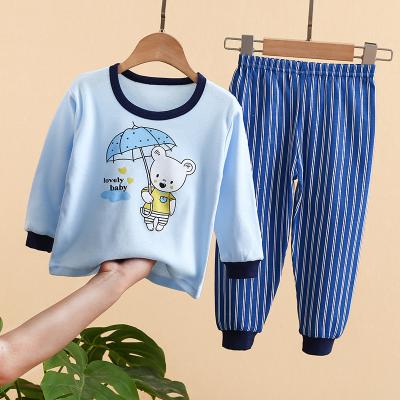 China Smart Casual Cotton Baby Boys Pajamas Long Sleeve Sets Smart Casual Set Kids Clothes With Wholesale Price for sale