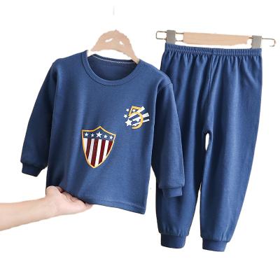 China Autumn Boys Children Clothings Smart Casual 100% Cotton Long Sleeve Baby Sets Cartoon Printing Toddler T-shirt Apparels for sale