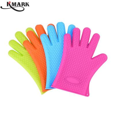 China CLASSIC Heat Resistant Factory Price BPA Free Silicone Microwave Oven Mitts BBQ Grill Cooking Oven Mitts for sale